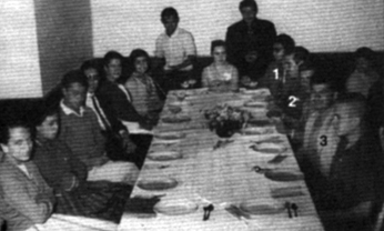 Francisco Arellano Ocampo junto a Manuel González Salgado, Rigoberto Lobo Matanche — FEP Federación Estudiantes Poblanos